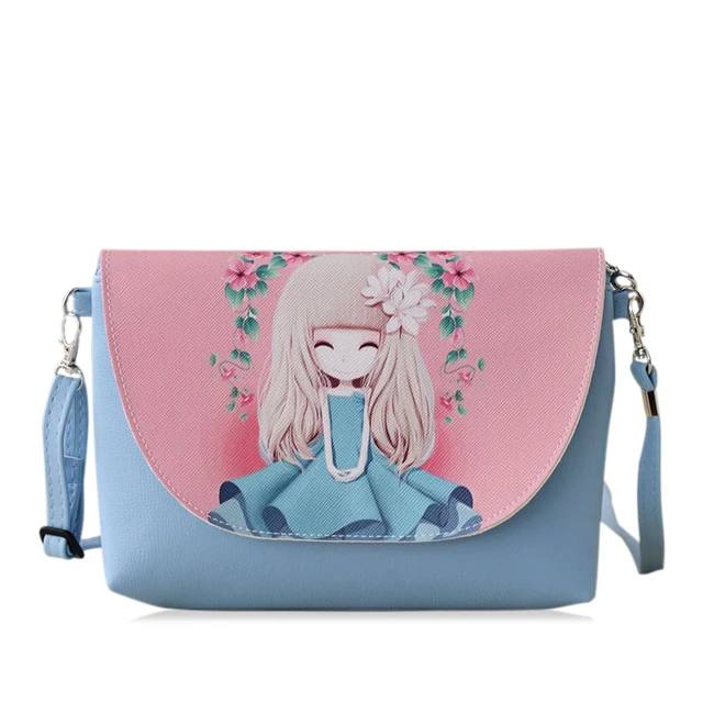 2018 New Cartoon Printing Women Bag Female Pu Leather Mini Crossbody 2018 New Cartoon Printing Women Bag Female Pu Leather Mini Crossbody Shoulder Bags S Messenger