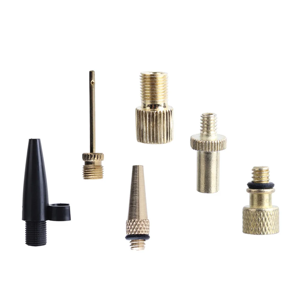 6 pcs/set Bicycle Bike Tire Tool Air Valve Ball Sports Inflatable Pump Needle Nozzle Adapter Football Soccer Pump Pin accessory 6 pcs/set Bicycle Bike Tire Tool Air Valve Ball Sports Inflatable Pump Needle Nozzle Adapter Football Soccer Pump Pin accessory