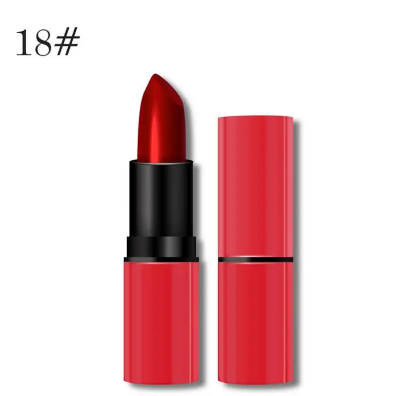 New Lipstick Matte Waterproof Velvet Lip Stick 8 Colors Sexy Red Brown Pigments Makeup Matte Lipsticks Beauty Lips - Цвет: 07