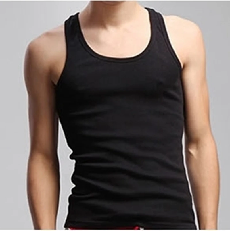 Free Shipping Tank Tops Men's Vest Undershirt Summer Vest High Elastic