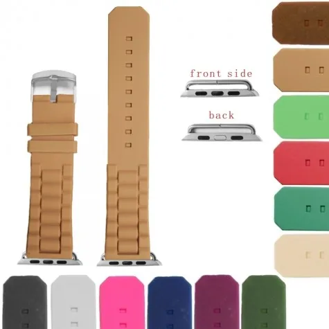 38mm Silicone Watch Band Replacement for Apple iWatch WB1102H38JB