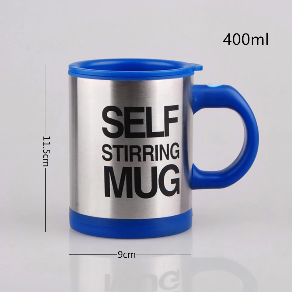 400ml Mug Automatic Electric Lazy Self Stirring Mug Travel Coffee Mug Self Stirring Double Insulated Mugs Cup With Lid           A082_