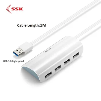 

SSK SHU808 USB3.0 USB hub high speed 4 port splitter adapter for Mac Notebook Laptop Desktop portable usb hub