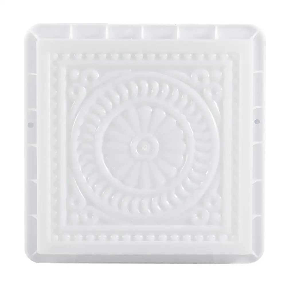 Square DIY Paving Mould Plastic Simulation Concrete Brick Landscape Pedal Stone Garden Making Tools Path Mold