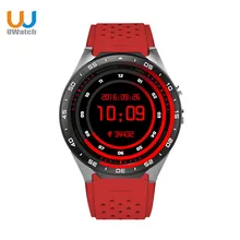 UWatch KW88 Smartwatch 3G WIFI GPS Bluetooth 4,0 Pulsmesser 5,1 os mtk6580 cpu 1,39 zoll screen für telefon apple huawei
