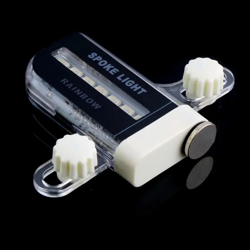 Cheap 30 Flash Patterns 14 LED Colorized Shock Sensor Wheel Spoke LED Light Universal Mountain Bike Bicycle Wheel Tire Decoration 4