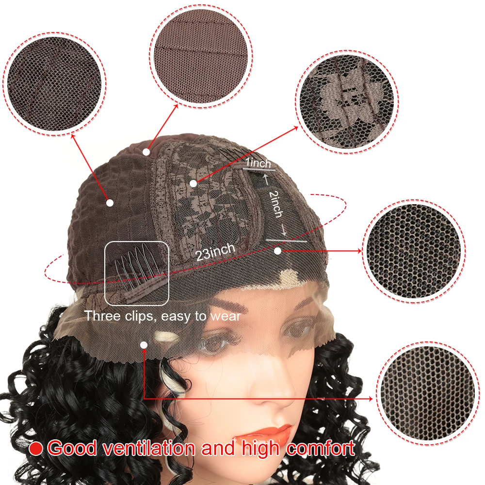 12 дюймов синтетический парик на кружеве афро волосы короткие кудрявые бесклеевые кружевные парики стиль для черных женщин Expo City