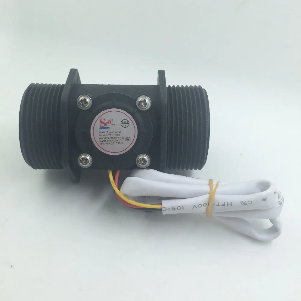 Water flow sensor Industrial flow meter G1.5" Water Flow Flowmeter
