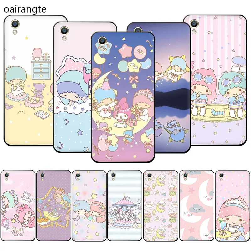 Милый силиконовый чехол для телефона My Melody Little Twin Stars OPPO R17 R15 F11 Pro R11 R9 S A77 A73 A83 A7 A37 A59