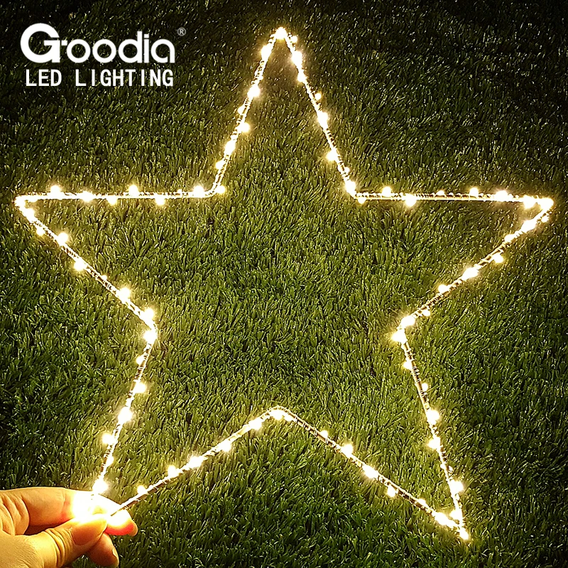 

2 Pack Led Star Light, Christmas decoration fairy Battery Operated Led String Lights for Christmas Wedding Festoon Party lamp