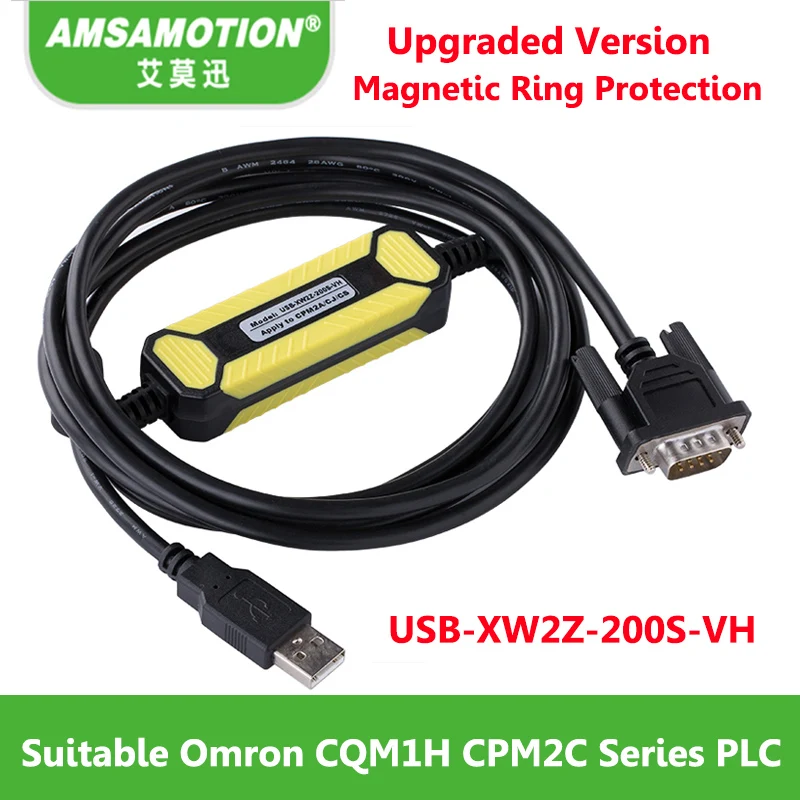 Amsamotion USB-XW2Z-200S-VH подходит Omron CQM1H CPM2C CJ1M серии PLC кабель для программирования USB кабель