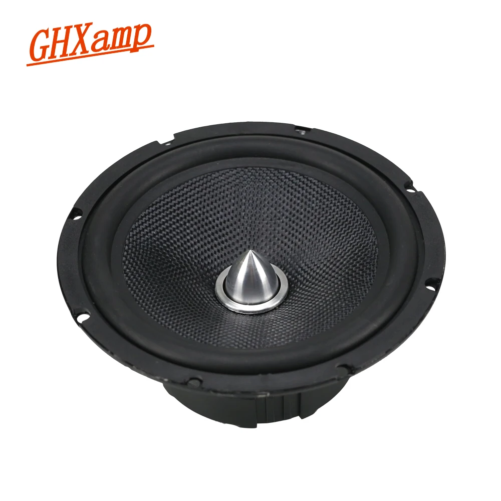 GHXAMP 6 5 дюймов 40 Вт Bullet Full Range Автомобильный CD динамик Woofer стекло Fber низкочастотный