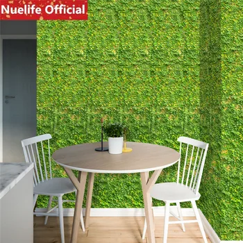 

40x320cm pvc Green leafy self-adhesive wallpaper kids room bedroom living room restaurant shop hotel KTV renovation wallpaper