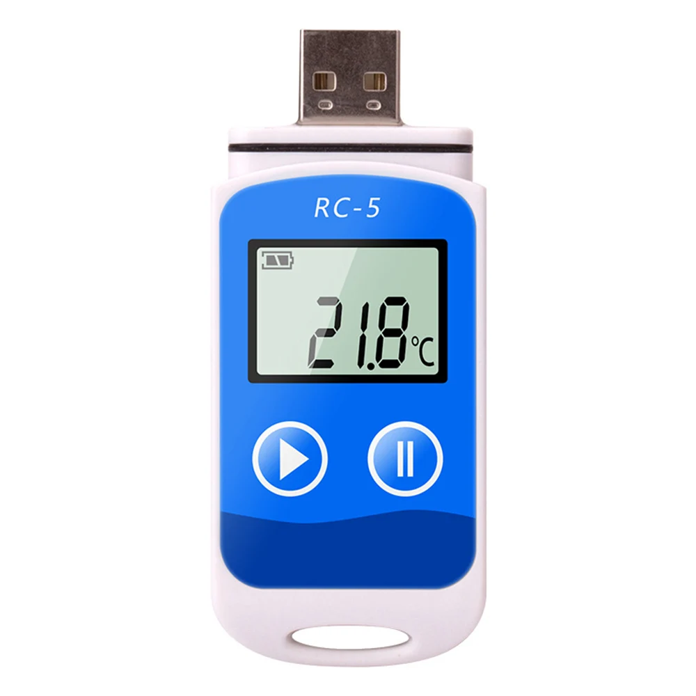IP67 мини USB Температура регистратор данных RC-5 цифровой Температура Сенсор дисплей, показывающий температуру Termometro Регистраторы для холодильных установок логистики