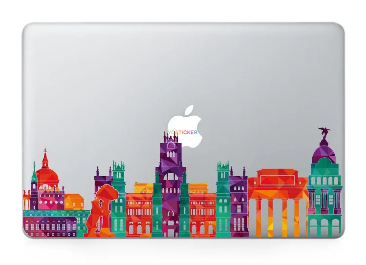 DIY индивидуальная наклейка для ноутбука Наклейка против царапин для Macbook Pro retina Air 12 13 15 дюймов мультфильм компьютер защитная кожа - Цвет: 10