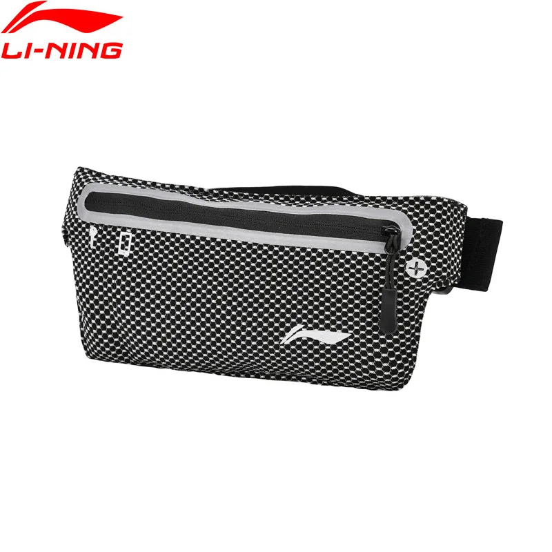 

Li-Ning Unisex Running Wrist Bags Waterproof Reflective 27*11 cm Nylon Zipper Closure LiNing Sports Pockets Bag ABLN036 BJF137