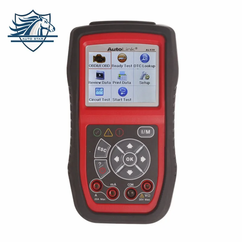 Hot Sale Original Autel AutoLink AL539 OBDII/CAN code reader Scanner TOOL official website update online Free Shipping