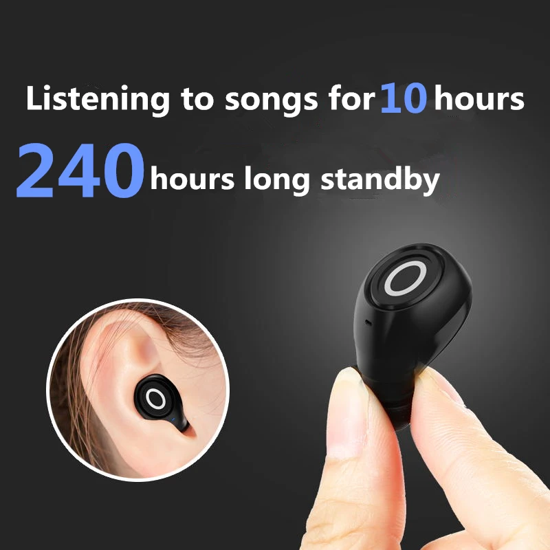 A6 Bluetooth Headset Wireless Invisible Mini Ultra Small Sports Driving