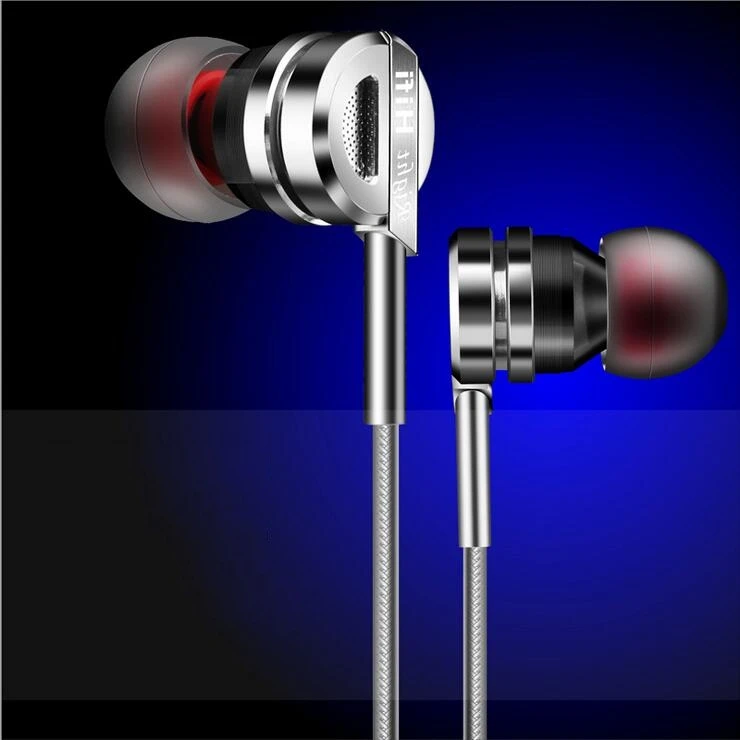 Новые металлические наушники стереонаушники DJ с басами для iphone Samsung Xiaomi Mobile MP3 Hi Fi