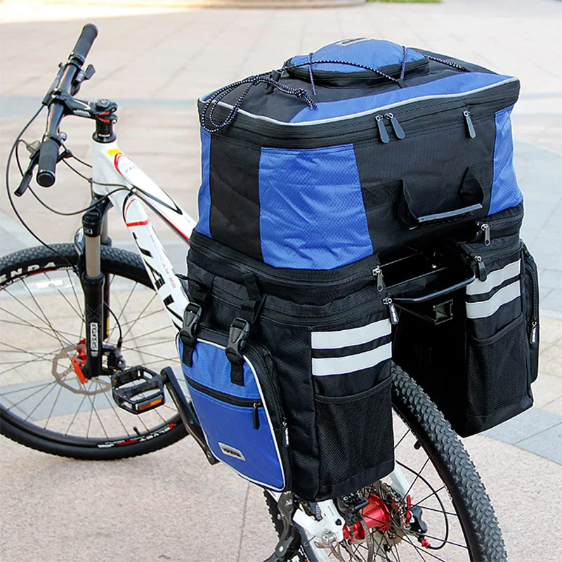 VSHENG Большая вместительная Съемная велосипедная сумка, дождевик, велосипедная задняя Сумка для велосипеда, велосипедная сумка для хранения, сумка для багажника, велосипедная сумка A2