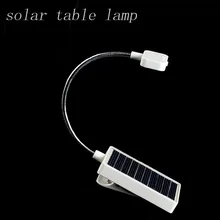 Высокое качество muti-функциональных удобные солнечные настольная лампа 3 светодиода с питанием от солнечной или USB кабель стол свет лампы