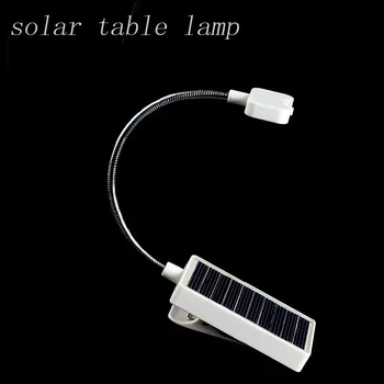 

High Quality Muti-functional Convenient Solar Table Lamp 3 LEDS Powered By Solar Or USB Cable Desk Light Lamps Free Shipping