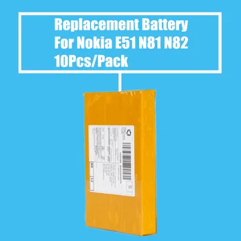 

10Pcs/Pack Replacement Battery 1050mah For Nokia N81/N82/E51/E51i/6720C High Quality