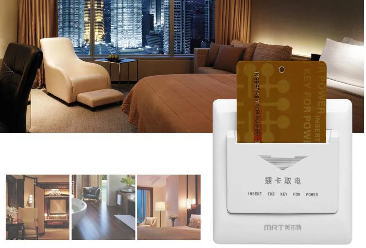 

1pcs Energy saving switch 220V 4400W 20A power socket Arbitrary card Insert for power two lines without time delay