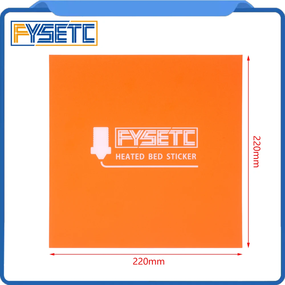 Матовая Подогреваемая кровать для Wanhao i3 Anet A8 A6 Ender 3 Tarantula 2 шт. 220x220 мм 3D наклейка
