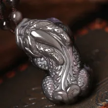 Светлый цвет ice счетчики оптовые поставки обсидиан волос кулон Цепочки и ожерелья Dashun Храбрый обувь для мужчин и женщин зла