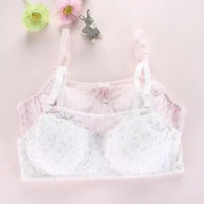 KaQI Latest Puberty Young Girls Underwear Design High Quality Cotton Net  Small Breathable Bra&briefs Sets KS7075 - AliExpress