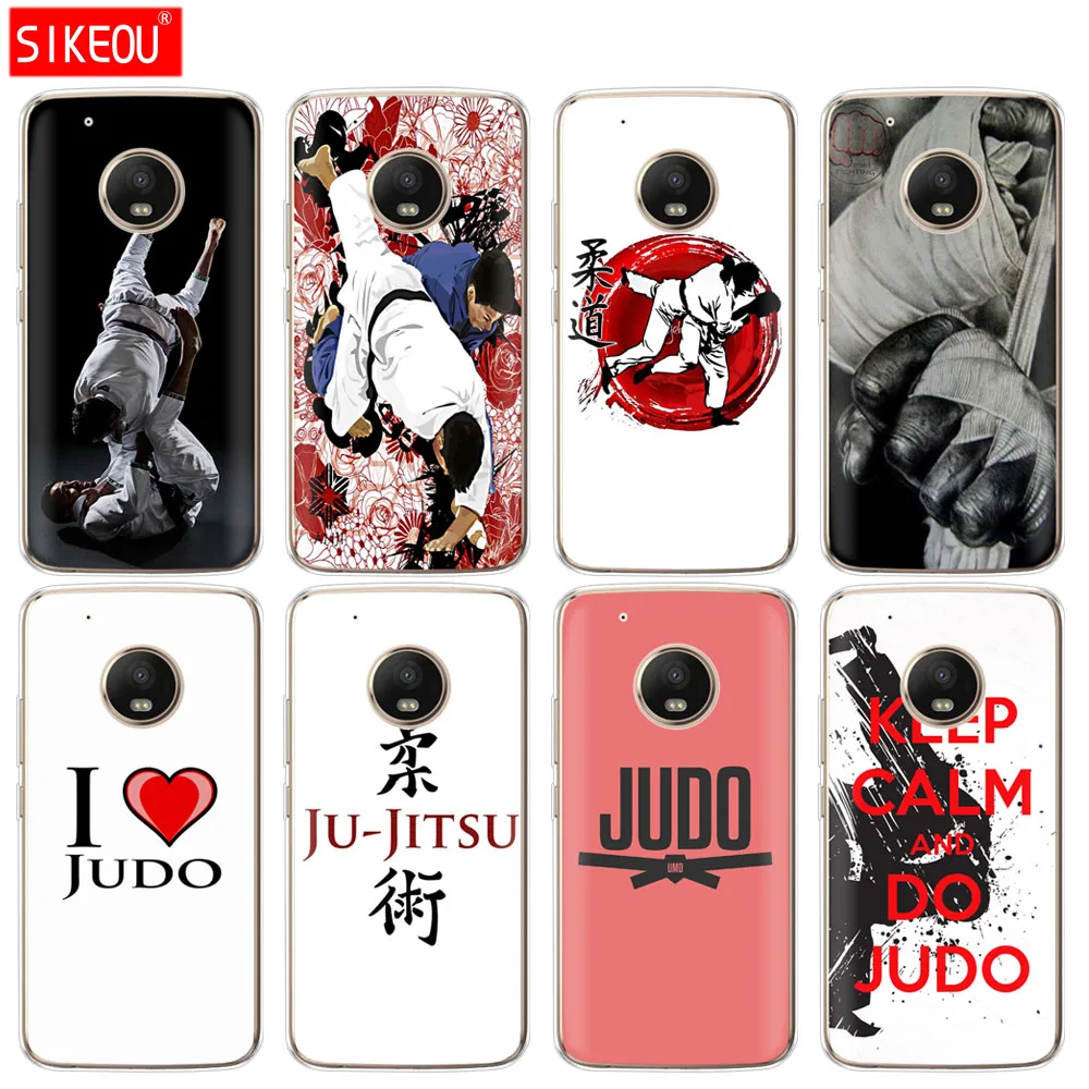 

silicone case phone cover For Motorola Moto G6 G5 G5S Z2 Z3 PLAY PLUS X4 E4 E5 C japan judo sports