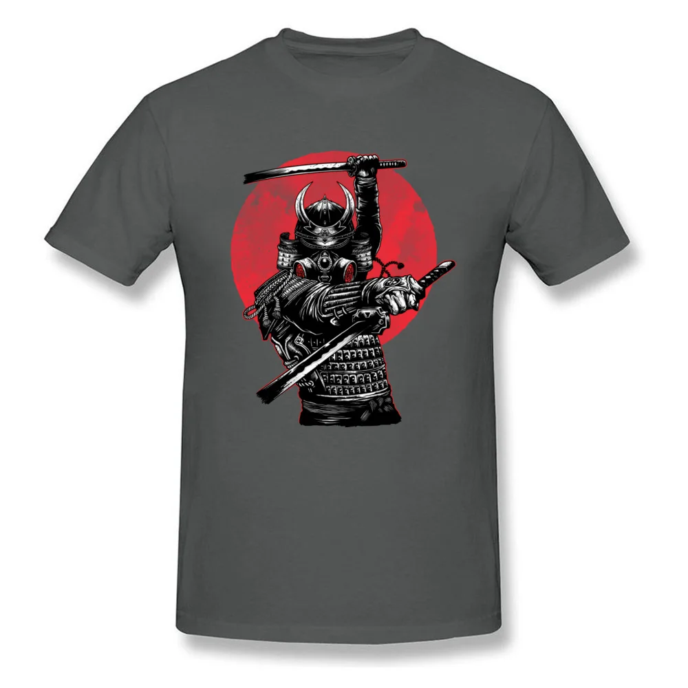 Ронин футболки Мужская черная футболка с Самураем противогаз принт одежда летние топы и футболки хлопок уличная одежда