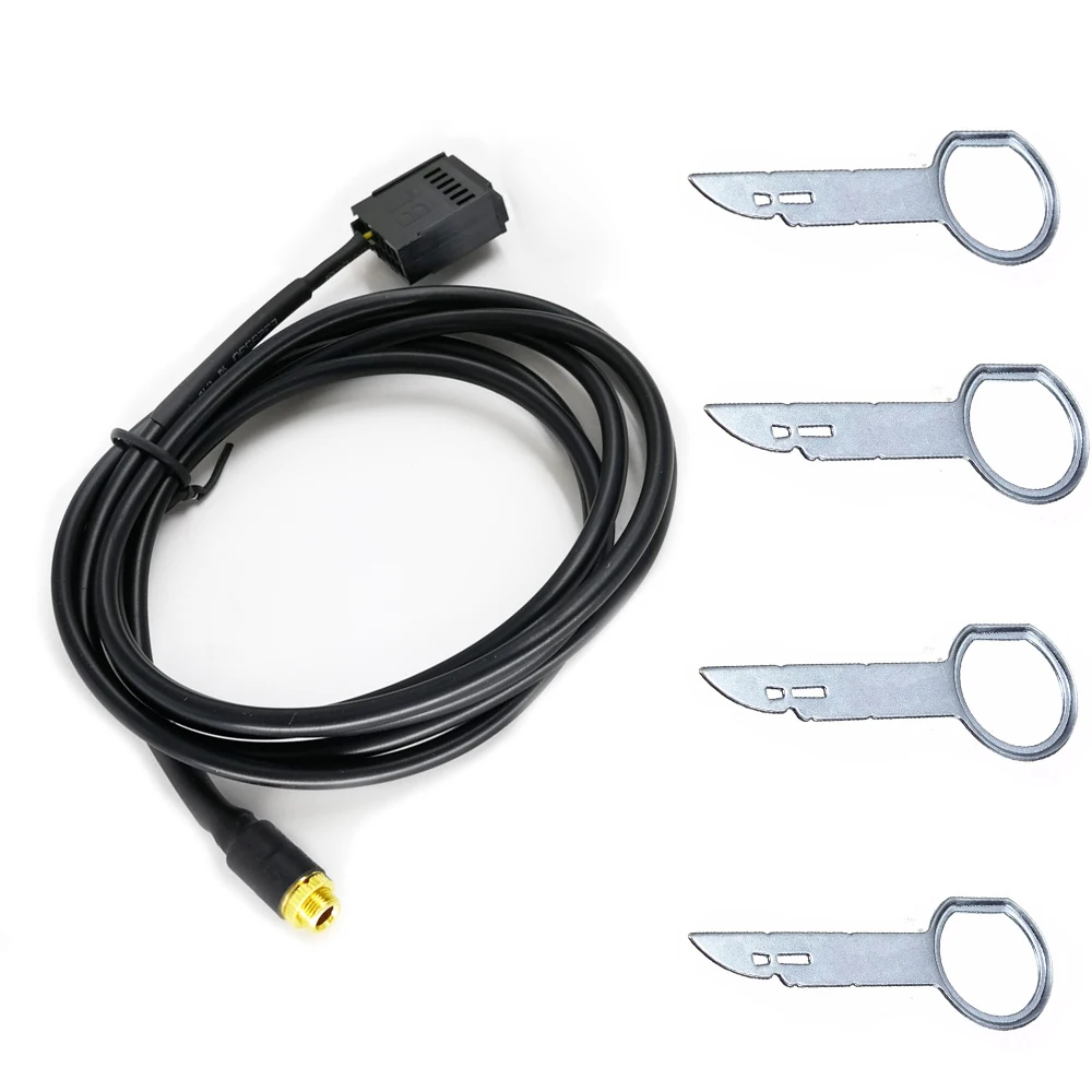 

Biurlink 6000CD RADIO GOLD FEMALE AUX-IN LINE AUDIO CABLE for FORD FOCUS FIESTA 6000 CD