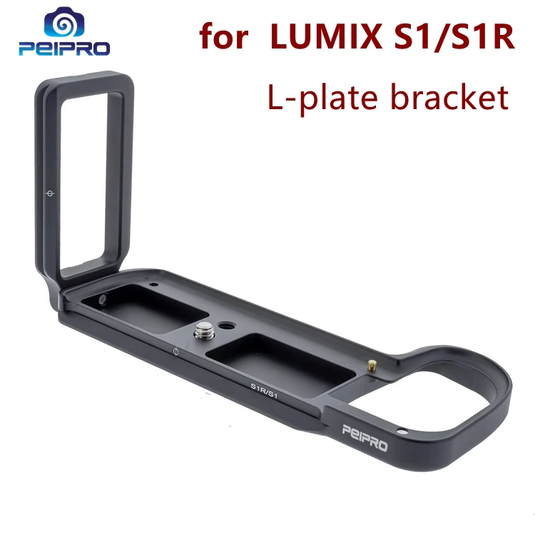 

peipro Aviation alloy aluminum quick Release L-plate bracket camera Hand Grip for LUMIX S1/S1R cameras