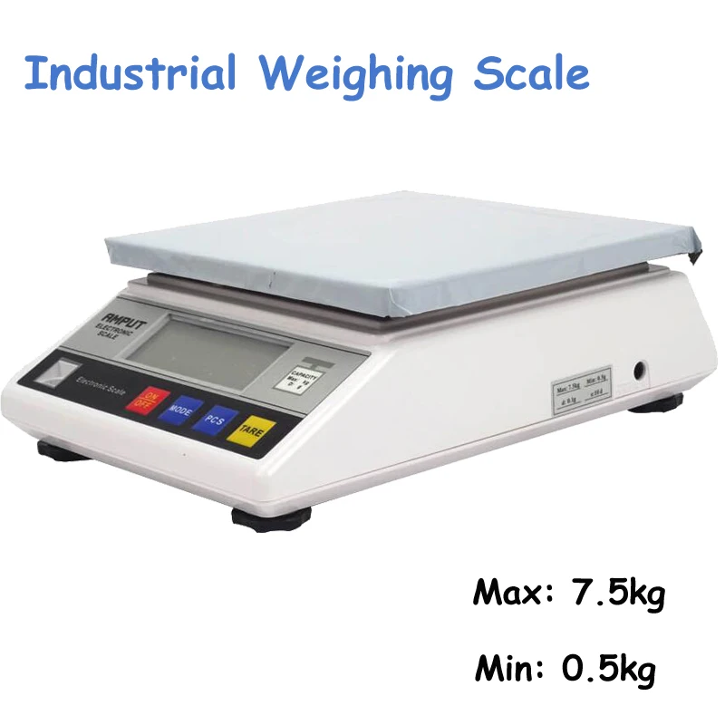 

2pcs/lot 7.5kg x 0.1g Digital Precision Industrial Weighing Scale Balance Counter Table Scale Electronic Laboratory Balance 457A