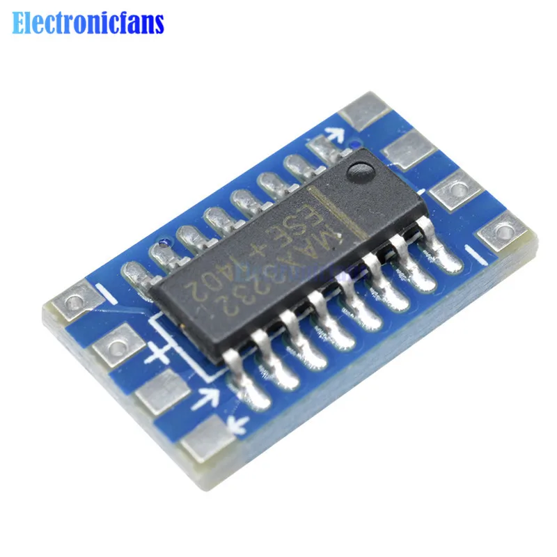 10 шт. последовательный порт мини RS232 к ttl конвертер адаптер Модуль платы MAX3232 115200bps