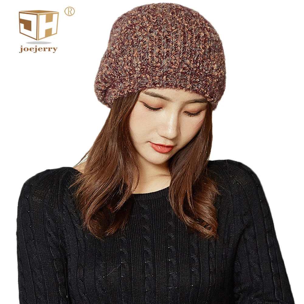 JOEJERRY Stocking Hat Winter Cap Women Knitted Beanie ladies