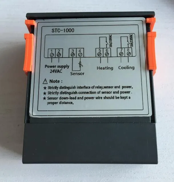 110 В цифровой дисплей термостат STC-1000 Микрокомпьютер регулятор температуры холодильное Отопление Термостатический + Сенсор зонд