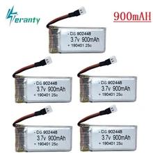 3,7 v 900mah lipo аккумулятор для Syma X5 X5c X5c-1 X5s X5sw X5sc V931 H5c Mjx X708W RC Квадрокоптер запасные части для X5c батареи 5 шт