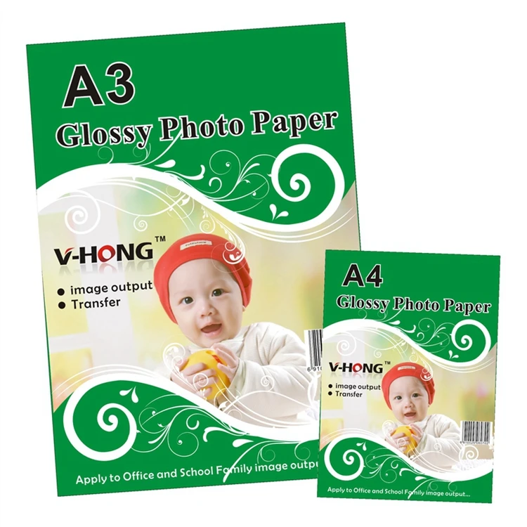 A4 size Inkjet Printer Glossy Photo Paper / Photographic Quality
