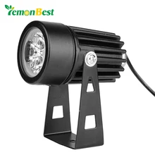 Lemonbest 3 Вт светодиодный садовый светильник, наружная декоративная лампа для газона, AC/DC 12 В, IP65, водонепроницаемый светильник для двора, прожектора, точечный светильник, базовый держатель