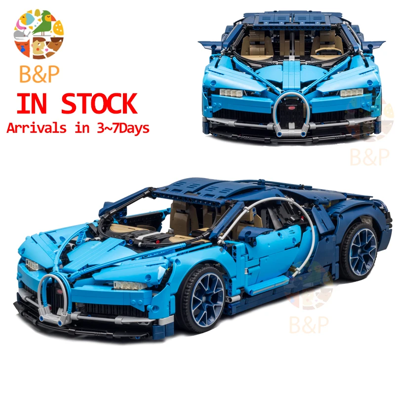

DHL Legoing 4031pcs Technic 42083 The Bugatti Chiron Racing Car Sets Model Building Block Brick Toys For Children Birthday Gift
