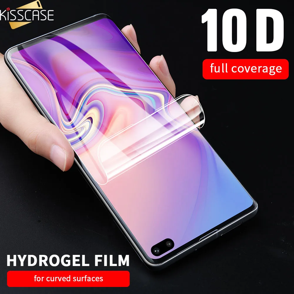 

KISSCASE Full Protective Soft Film For Samsung S8 S9 S10 5G Plus S10E Screen Protector For Samsung Note 10 9 8 S6 S7 Edge Films