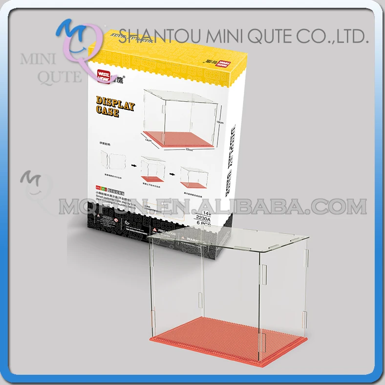 

Mini Qute WISE HAWK big display case Baseplate box diamond plastic building blocks model brick educational toy NO.2230A