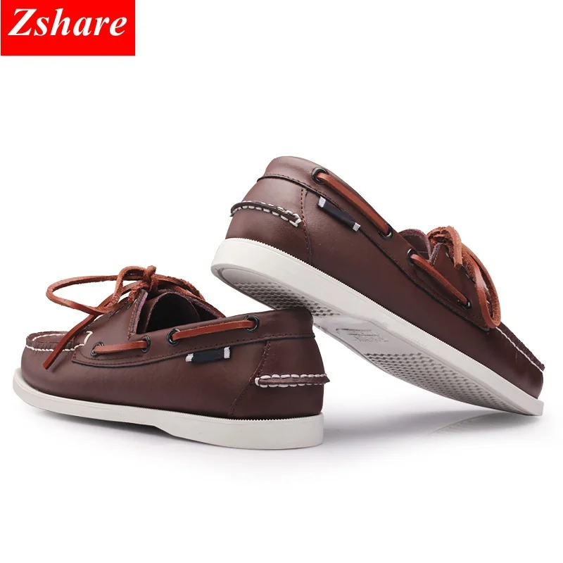 Genuine Leather Men Boat Shoes Luxury brand Design Hand Sewing Slip-On Mens Loafers Casual Driving Moccasins Business Men Shoes Genuine Leather Men Boat Shoes Luxury brand Design Hand Sewing Slip-On Mens Loafers Casual Driving Moccasins Business Men Shoes