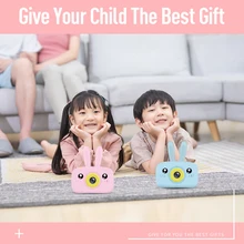 Детские игрушки для камеры детские цифровые фото камеры с мультяшным защитным чехлом 32G мини видеокамера детская обучающая игрушка подарок