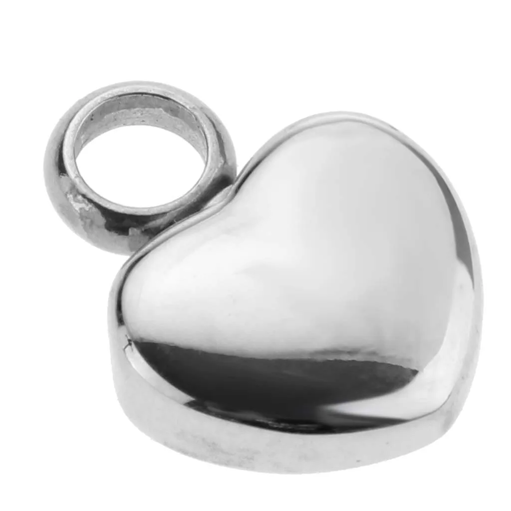 Stainless Steel Love Heart Urn Pendant Memorial Cremation Ash Holder Dad/Mom/Husband/Wife/Brother/Sister
