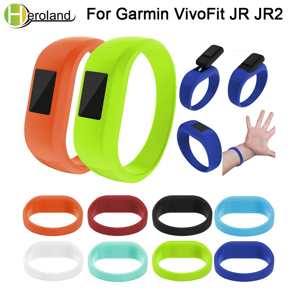 Смарт-часы детские спортивные силиконовые сменный ремешок для Garmin VivoFit JR JR2 Junior трекер активности браслет ремешок для часов