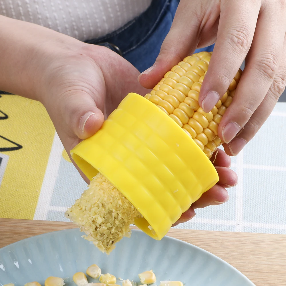 

NICEYARD Corn Shaver Peeler Kitchen Cob Remover Protecting Hand Gadgets Corn Stripper Cutter Cob Cutter Fruit Vegetable Tools